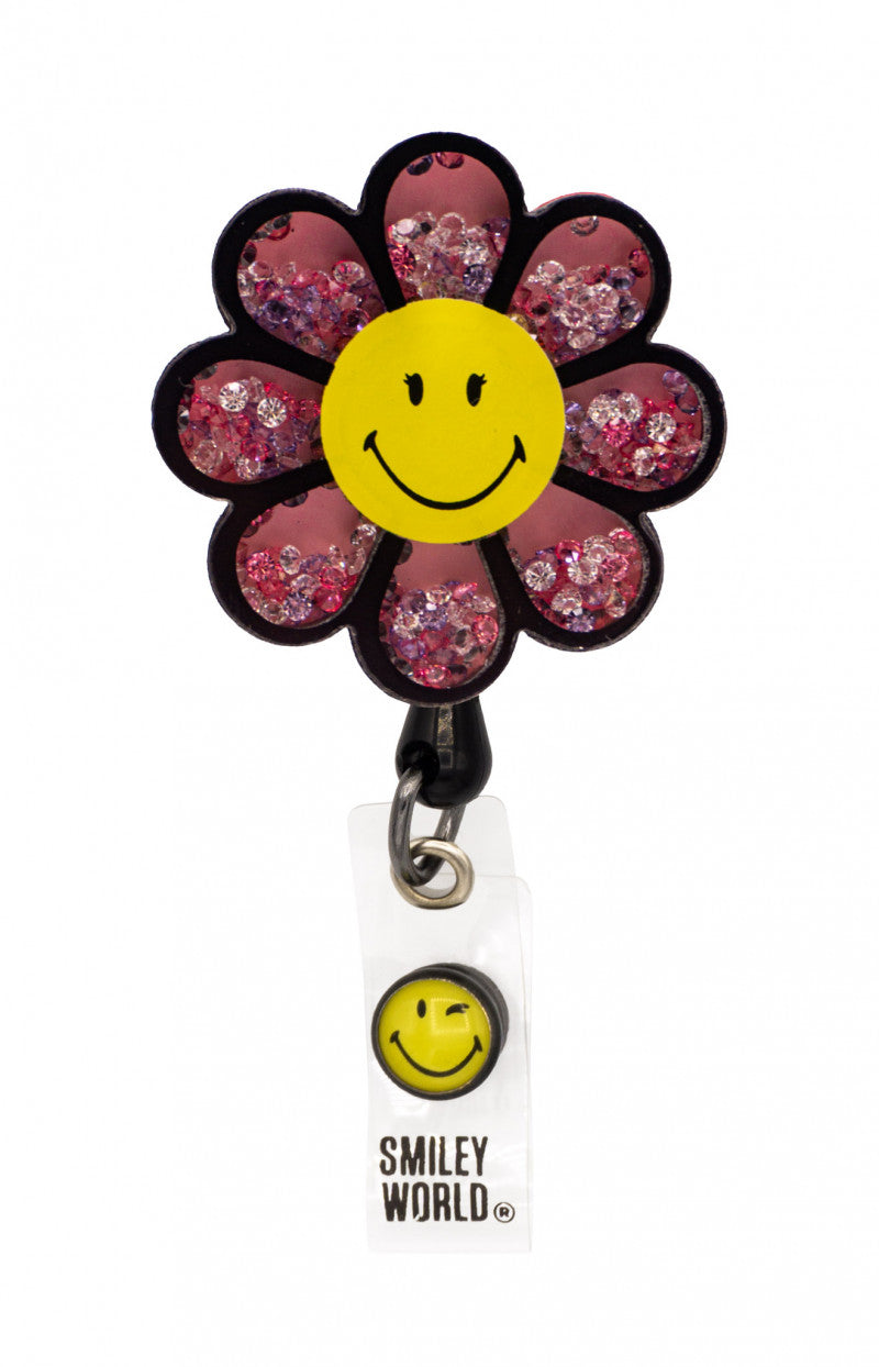 Smiley World SA156 SmileyWorld Shaker Badge Daisy Smiley