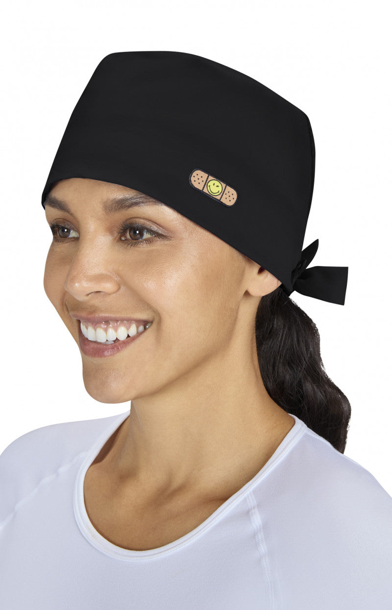 Essentials A174 Bouffant Cap Black