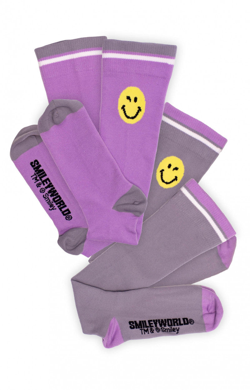 Smiley World SA179 Compression Socks 2-pac Smiling