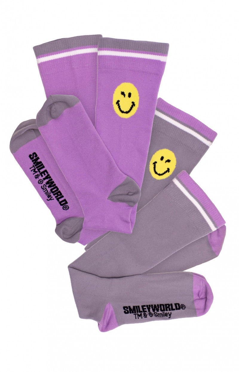 Smiley World SA179 Compression Socks 2-pac Smiling