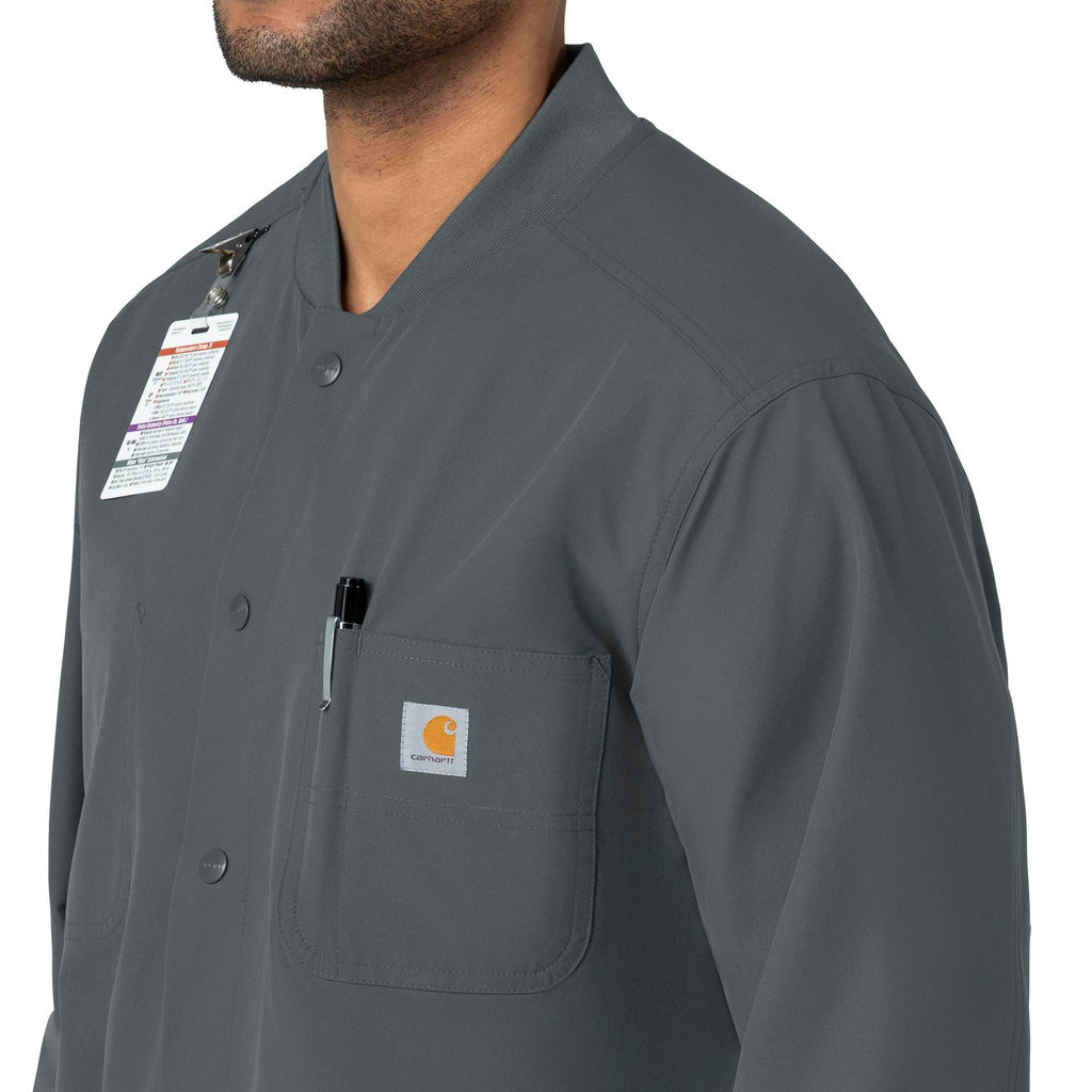 Force Essentials C85013 Unisex Chore Coat Pewter