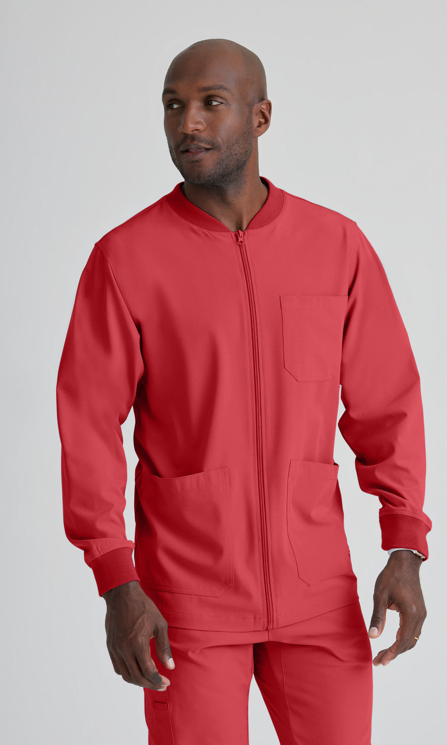 Skechers SK0408 Structure Scrub Jacket True Red