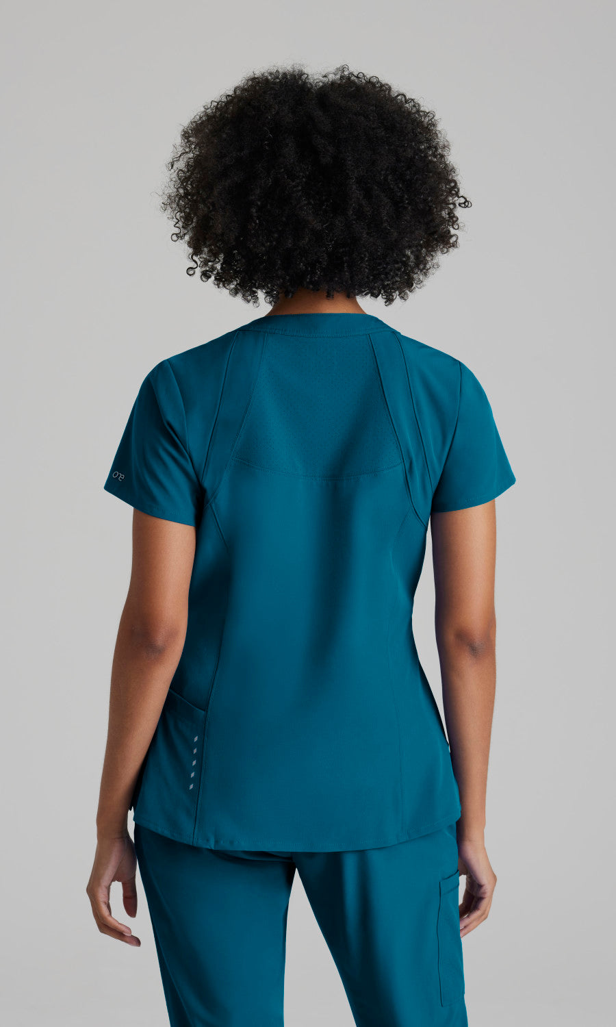 Barco One 5105 Racer Scrub Top Bahama