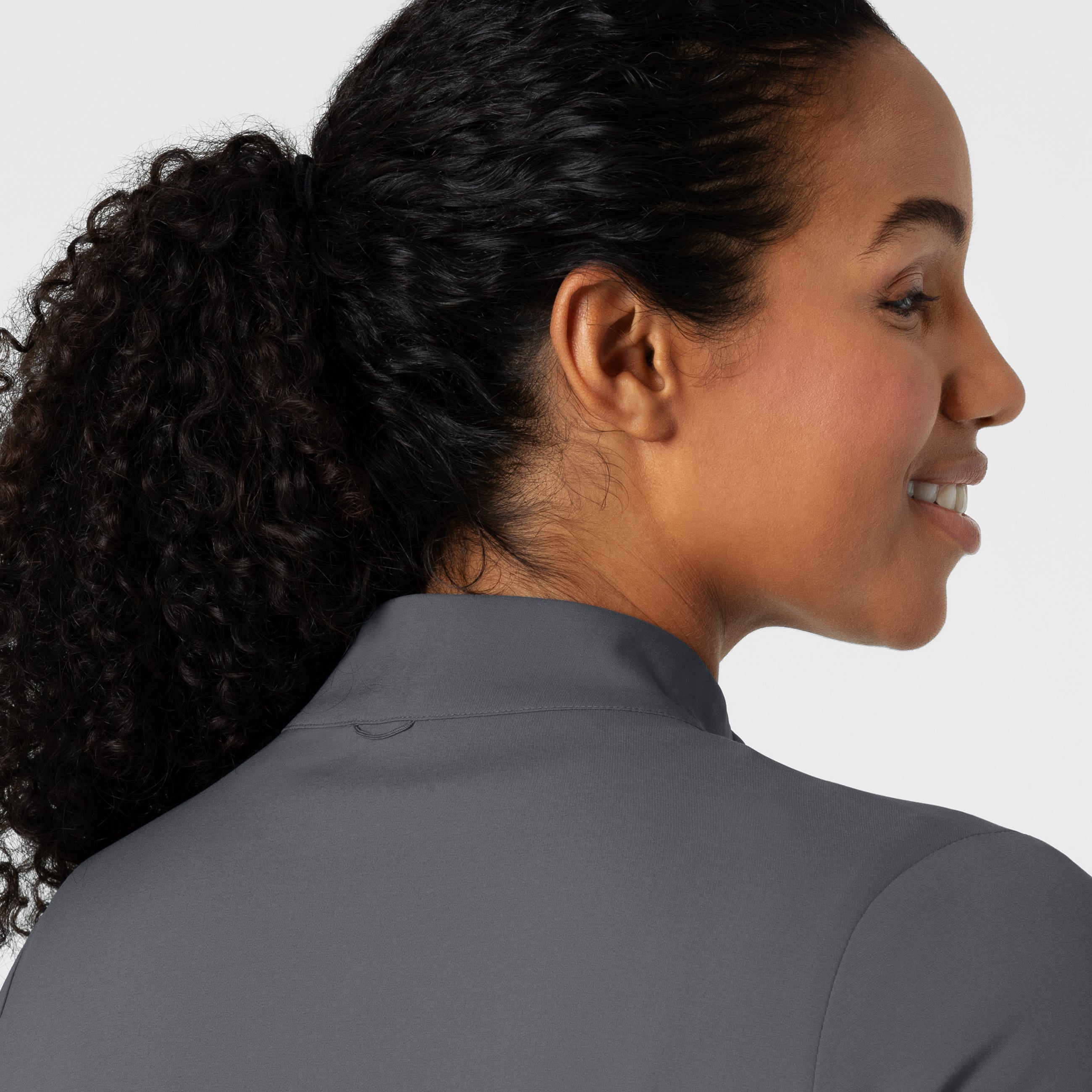 Boundless 8151 Warm Up Scrub Jacket Pewter