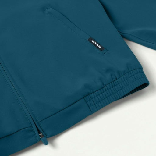 ULTRAlast M60001 Men's Wolfe 6-Pocket Scrub Jacket Caribbean Blue