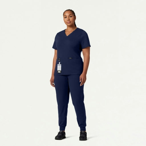 ULTRAsoft W30003 Women's Cesi Slim Scrub Top Midnight Navy