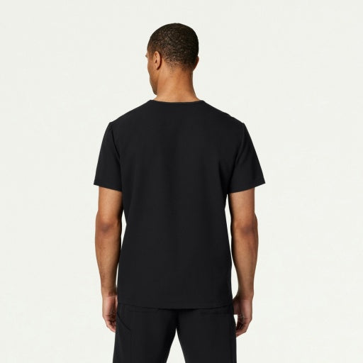 ULTRAlast M10002 Men's Platt 3-Pocket Scrub Top Black