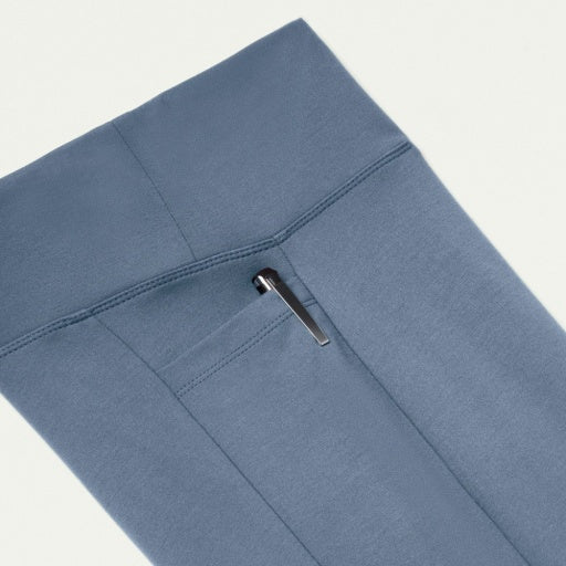 ULTRAsoft W40006 Women's Lina Yoga Flare Scrub Pants Storm Blue