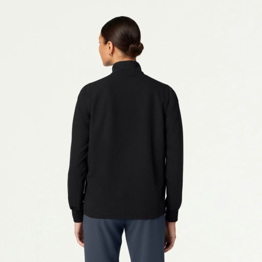 ULTRAlast W60001 Women's Ceri 6-Pocket Scrub Jacket Black