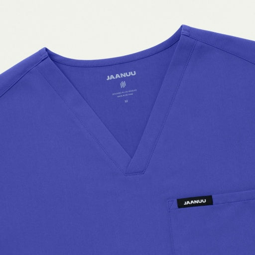 ULTRAlast M10001 Men's Holmes 1-Pocket Scrub Top Moon Blue