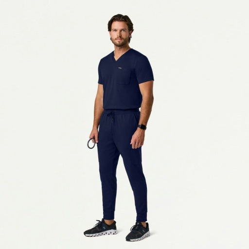 ULTRAsoft M40001 Men's Ollie Slim Cargo Scrub Joggers Midnight Navy