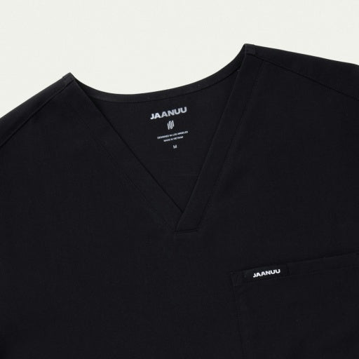 ULTRAlast M10001 Men's Holmes 1-Pocket Scrub Top Black