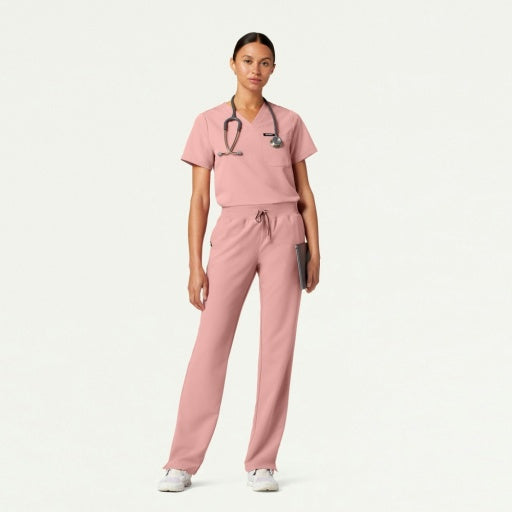 ULTRAlast W20001 Women's Xenos Knit-Waist Scrub Pants Mauve
