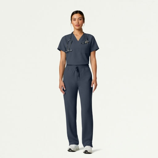ULTRAlast W20004 Women's Kerr 365 High Waisted Scrub Pants Carbon Gray