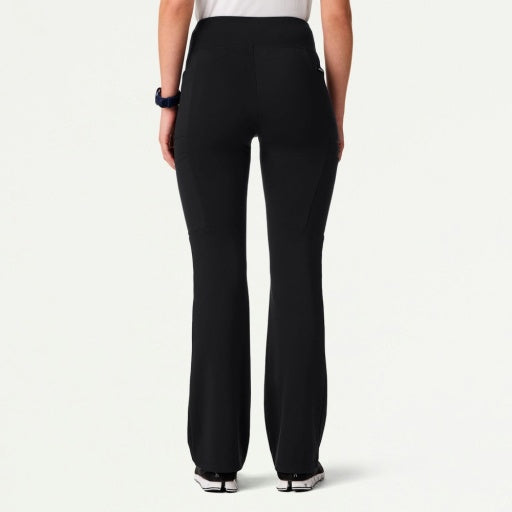 ULTRAsoft W40005 Women's Perri Yoga Scrub Pants Black