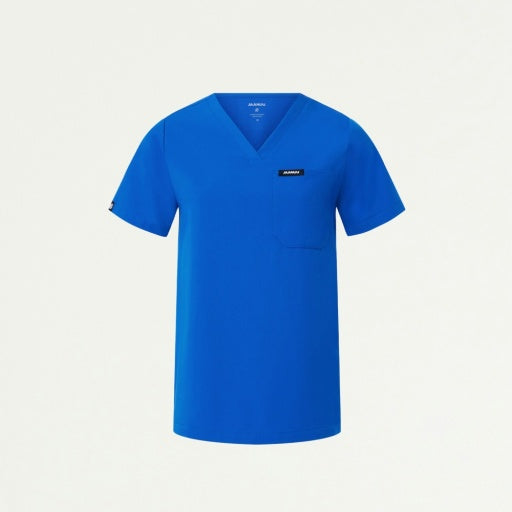 ULTRAlast W10001 Women's Rhena 1-Pocket Scrub Top Royal Blue
