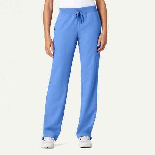 ULTRAlast W20001 Women's Xenos Knit-Waist Scrub Pants Ceil Blue
