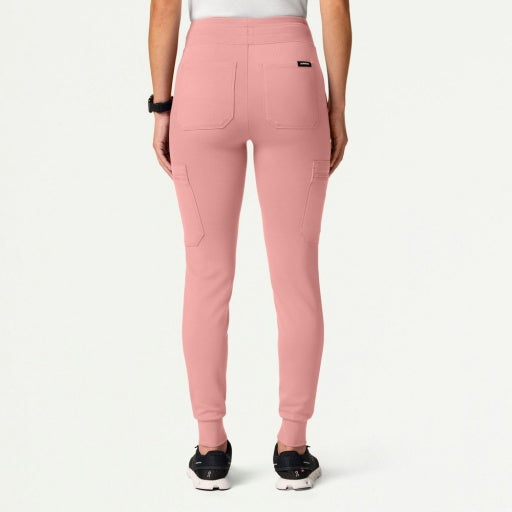ULTRAsoft W40002 Women's Kait 10-Pocket Skinny Scrub Joggers Mauve