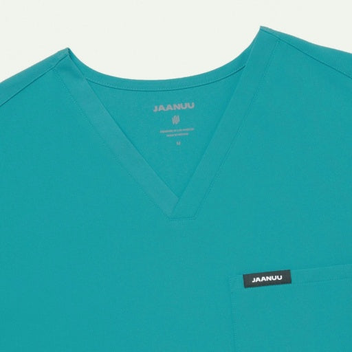 ULTRAlast M10001 Men's Holmes 1-Pocket Scrub Top Teal