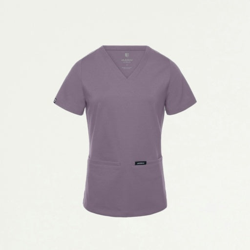 ULTRAsoft W30003 Women's Cesi Slim Scrub Top Titanium