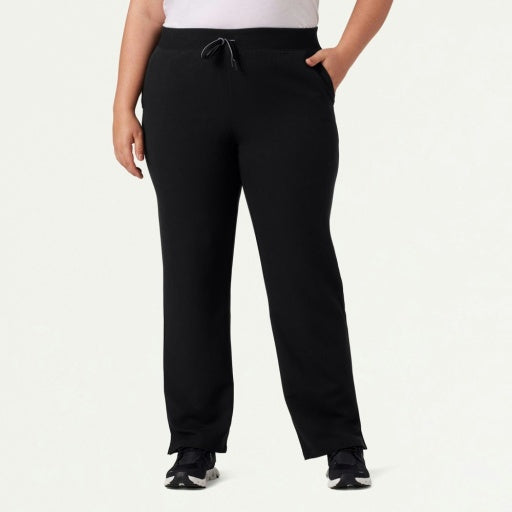 ULTRAlast W20001 Women's Xenos Knit-Waist Scrub Pants Black