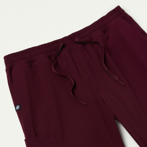 ULTRAlite M20004 Men's Powell Scrub Joggers Burgundy
