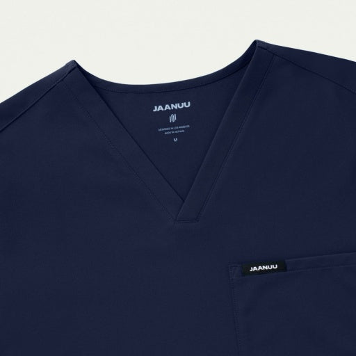 ULTRAlast M10001 Men's Holmes 1-Pocket Scrub Top Midnight Navy