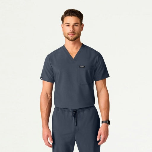 ULTRAlite M10004 Men's Holmes 1-Pocket Scrub Top Carbon Gray
