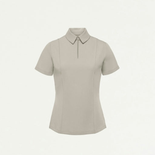 ULTRAlast W10035 Women's Carys Slim Modern Polo Scrub Top Fog