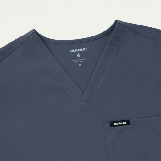 ULTRAlast M10001 Men's Holmes 1-Pocket Scrub Top Carbon Gray