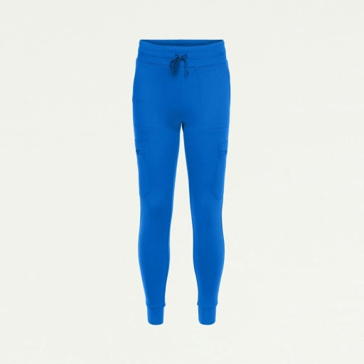 ULTRAsoft W40002 Women's Kait 10-Pocket Skinny Scrub Joggers Royal Blue