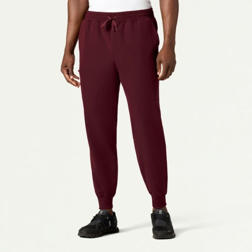ULTRAlast M20002 Men's Osmo 8-Pocket Scrub Joggers Burgundy