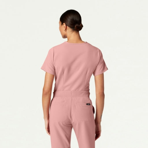 ULTRAlast W10001 Women's Rhena 1-Pocket Scrub Top Mauve