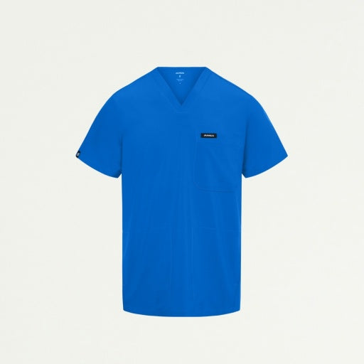 ULTRAlite M10013 Men's Bron 3-Pocket Scrub Top Royal Blue