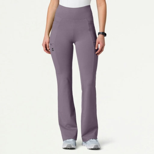 ULTRAsoft W40005 Women's Perri Yoga Scrub Pants Titanium