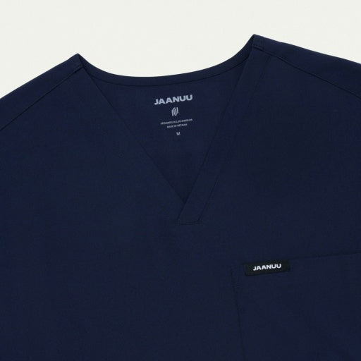 ULTRAlite M10025 Men's Holmes 1-Pocket Classic Scrub Top Midnight Navy