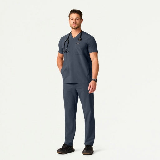 ULTRAlite M20016 Men's Rhodes Straight-Leg Scrub Pants Carbon Gray