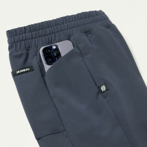 ULTRAlast W20008 Women's Effie Slim 6-Pocket Scrub Pants Carbon Gray
