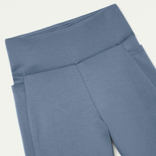 ULTRAsoft W40006 Women's Lina Yoga Flare Scrub Pants Storm Blue
