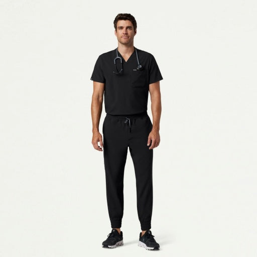 ULTRAlite M10004 Men's Holmes 1-Pocket Scrub Top Black