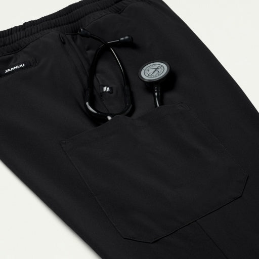 ULTRAlite M20016 Men's Rhodes Straight-Leg Scrub Pants Black