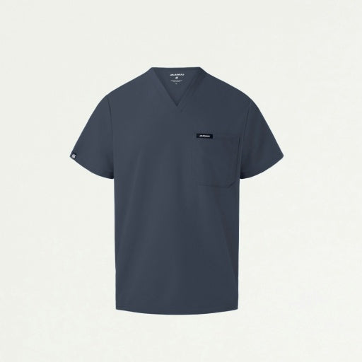 ULTRAlast M10001 Men's Holmes 1-Pocket Scrub Top Carbon Gray