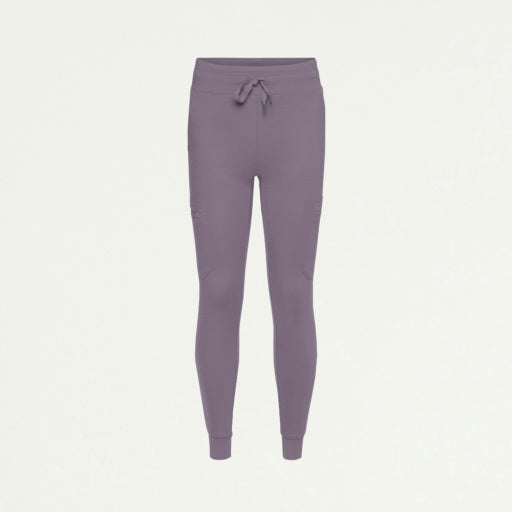 ULTRAsoft W40002 Women's Kait 10-Pocket Skinny Scrub Joggers Titanium