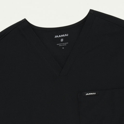 ULTRAlite M10004 Men's Holmes 1-Pocket Scrub Top Black