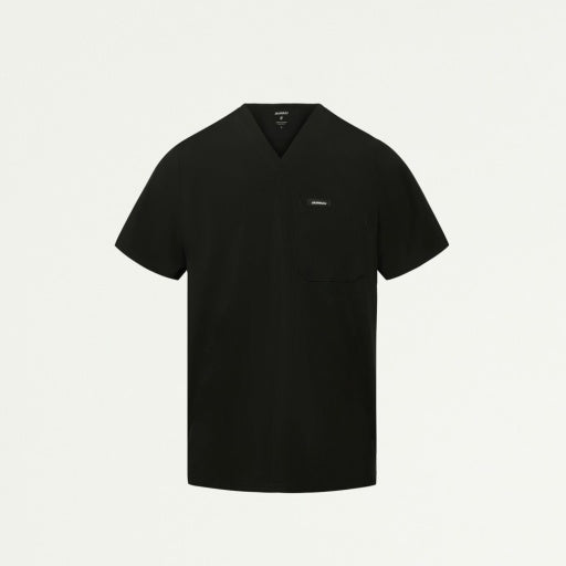 ULTRAlite M10004 Men's Holmes 1-Pocket Scrub Top Black