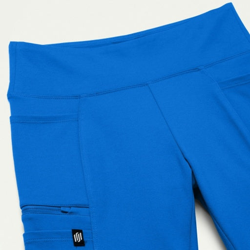 ULTRAsoft W40005 Women's Perri Yoga Scrub Pants Royal Blue