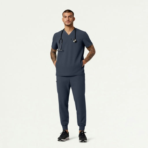 ULTRAlast M20002 Men's Osmo 8-Pocket Scrub Joggers Carbon Gray