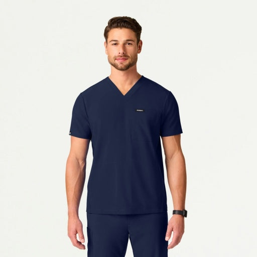 ULTRAlite M10013 Men's Bron 3-Pocket Scrub Top Midnight Navy