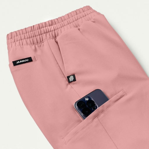 ULTRAlast W20009 Women's Jace Skinny On-The-Go Scrub Joggers Mauve