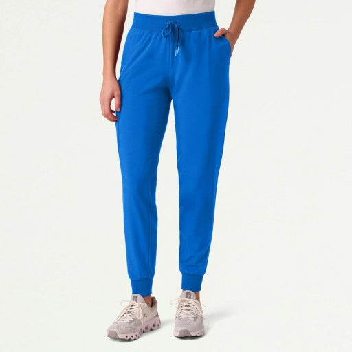 ULTRAlite W20037 Women's Silex 6-Pocket Slim Scrub Joggers Royal Blue